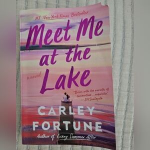 'Meet Me at the Lake' Novel - Pink and Purple Cover